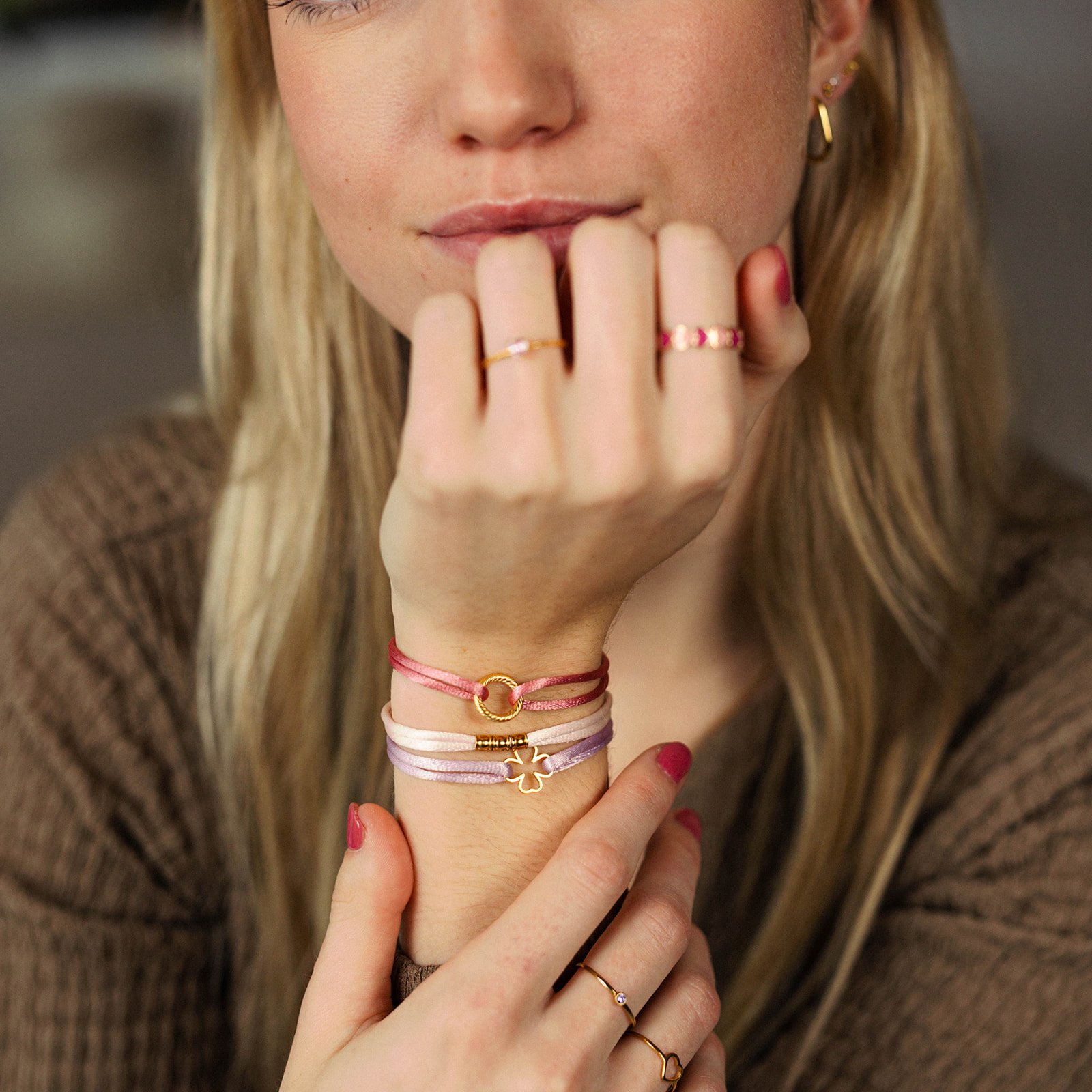 Satijnkoord Klaver - Afbeelding 6