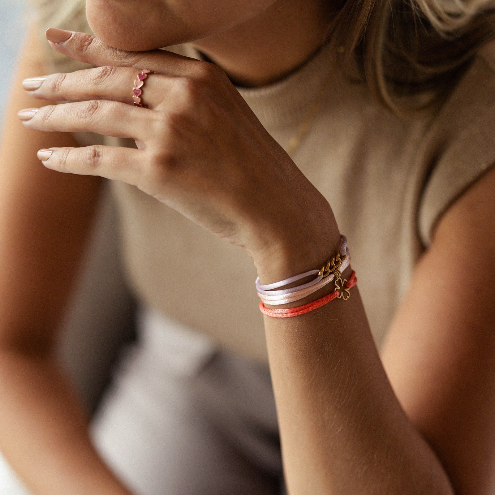 Satijnkoord Klaver - Afbeelding 8